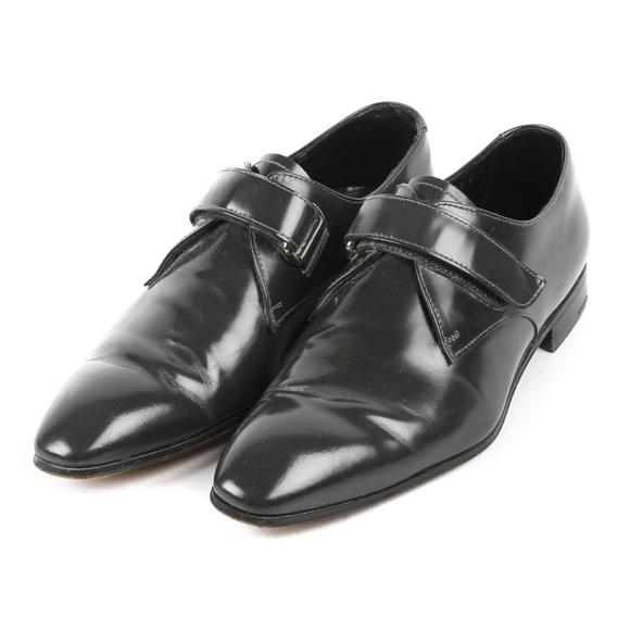 prada mens patent leather shoes